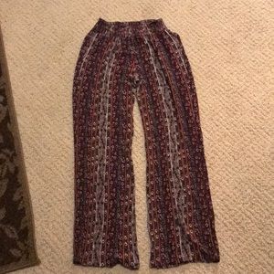 Wide leg full tint flowy pants